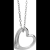 JSB Bijoux szív Swarovski kristályokkal 92300371cr (Ag925 / 1000, 2,23g) (8592661382363)