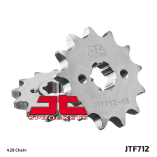 JT SPROCKETS Acél Standard Első Láncsorozat 712 - 428 egyéb motorkerékpár alkatrész