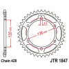 JT SPROCKETS Acél Standard Hátsó Láncsor 1847 - 428 JT SPROCKETS Kategorizálatlan termékek