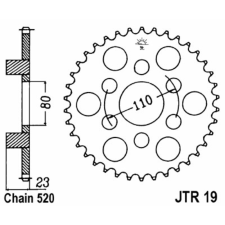JT SPROCKETS Acél Standard Hátsó Láncszem 19 - 520 egyéb motorkerékpár alkatrész