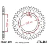 JT SPROCKETS Alumínium Ultra-Könnyű Öntisztító Hátsó Láncszem 461 - 420 JT SPROCKETS Kategorizálatlan termékek