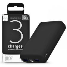 Juice ECO 3 Power Bank univerzális akkumulátor töltő 10000mAh fekete power bank
