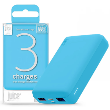 Juice ECO 3 Power Bank univerzális akkumulátor töltő 10000mAh világos kék power bank