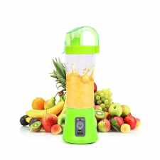 Juice hordozható turmixgép / USB-s smoothie készítő, 380 ml - zöld turmixgép
