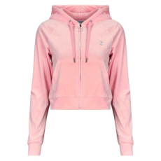 Juicy Couture Melegítő kabátok Madison Classic Velour Hoodie With Juicy  Logo Rózsaszín EU XS