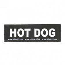 Julius-K9 B:Julius K9-HOT DOG felirat hámhoz kutyák részére nyakörv, póráz, hám kutyáknak