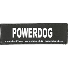 Julius-K9 B:Julius K9-POWERDOG felirat hámhoz kutyák részére (kicsi) nyakörv, póráz, hám kutyáknak