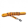 Julius-K9 Color&Gray Leashes - póráz (gumis,narancs-szürke) kutyák rézére (20mm/5m)