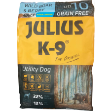 Julius-K9 GF Hypoallergenic Utility Dog Adult Wild Boar & Berry 3kg kutyaeledel