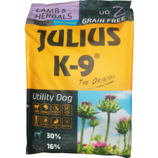 Julius-K9 GF Hypoallergenic Utility Dog Puppy & Junior Lamb & Herbals 10 kg kutyaeledel