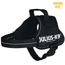 Julius-K9 Hám Julius-K9 Mini/M; 51-67cm/28mm Fekete 15021 nyakörv, póráz, hám kutyáknak