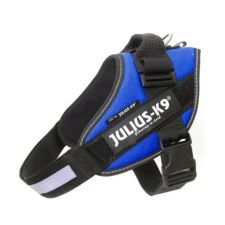 Julius-K9 IDC Powerhám, felirattal, méret 1 Kék nyakörv, póráz, hám kutyáknak