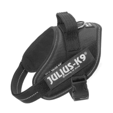 Julius-K9 IDC Powerhám, felirattal, Mini-Mini Fekete nyakörv, póráz, hám kutyáknak