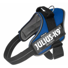 Julius-K9 JK9 IDC POWAIR kutyahám felirattal, méret L kék nyakörv, póráz, hám kutyáknak