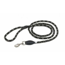 Julius-K9 JK9 IDC Retriverpóráz, 12mm*1,2m, kerek, fekete-fluoreszkáló nyakörv, póráz, hám kutyáknak