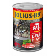 Julius-K9 Julius-K9 Adult Paté - Beef & Liver 400 g kutyaeledel