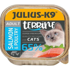 Julius-K9 Julius-K9 Cat Terrine Adult Salmon &amp; Poultry nedveseledel (16 x 100 g) 1600 g macskaeledel