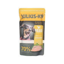 Julius-K9 JULIUS K-9 DOG 125g alutasakos csirke 313405 kutyaeledel