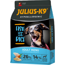 Julius-K9 JULIUS K-9 HighPremium 12kg ADULT Hypoallergenic FISH&Rice kutyaeledel
