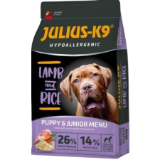 JULIUS-K9 PETFOOD JULIUS-K9 12kg Puppy&amp;Junior Hypoallergenic (bárány,rizs) száraztáp - Ételallergiás kölyök kutyák részére kutyaeledel