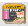 JULIUS-K9 PETFOOD Julius-K9 Cat Terrine Kitten Chicken - nedveseledel (csirke) kölyök macskák részére (100g)
