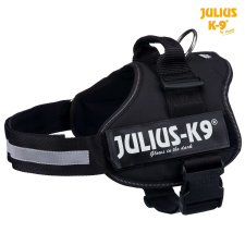  Julius K9 - Powerhám, felirattal, méret 3, 82-118cm, fekete 15061 nyakörv, póráz, hám kutyáknak