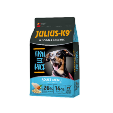 Julius K-9 Adult Hypoallergenic (hal,rizs) száraztáp - Ételallergiás felnőtt kutyák részére (12kg) kutyaeledel