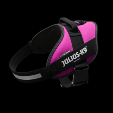  Julius K-9 IDC® Powerhám felirattal, méret 2 sötét pink nyakörv, póráz, hám kutyáknak