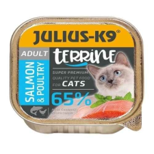 Julius K-9 Julius-K9 Cat Terrine Adult Salmon&amp;Poultry - nedveseledel (lazac,szárnyas) felnőtt macskák részére (100g) macskaeledel