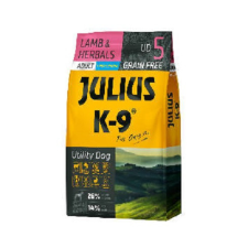 Julius K-9 Utility Dog Hypoallergenic Lamb herbals Adult 10kg kutyaeledel
