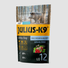 Julius K-9 | Utility Dog Hypoallergenic | Száraztáp | Felnőtt kutyáknak | Vaddisznó, bogyó - 340 g kutyaeledel