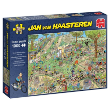 Jumbo 1000 db-os puzzle - Jan Van Haasteren - Kerékpáros verseny (19174) puzzle, kirakós