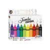 Jumbo 10 db-os színes zsírkréta készlet, Grafix