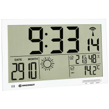 Jumbo Bresser MyTime Jumbo LCD falióra, fehér falióra