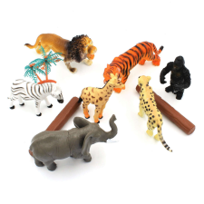  Jumbo figurakészlet 10 darab Szafari játékfigura