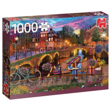 Jumbo puzzle amszterdami vízcsatornák 1000 darabos puzzle, kirakós