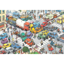  Jumbo puzzle 'Közlekedési káosz' Jan van Haasteren 3000 darabos puzzle, kirakós