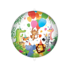  Jungle Balloons, Dzsungel fólia lufi 46 cm party kellék