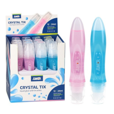 Junior Folyékony ragasztó ecsettel Junior Crystal Tix, 24 ml ragasztó