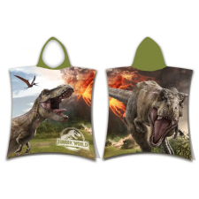 Jurassic World strand törölköző poncsó 50*115cm babatörülköző, kifogó