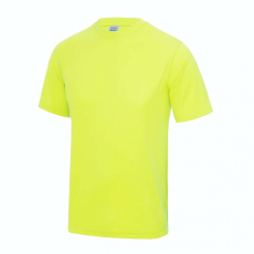 Just Cool Férfi Just Cool JC001 Cool T -S, Electric Yellow