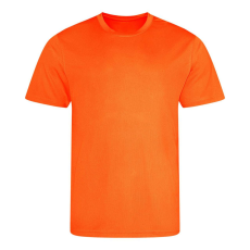 Just Cool JC001 környakas sport férfi póló Just Cool, Electric Orange-XS