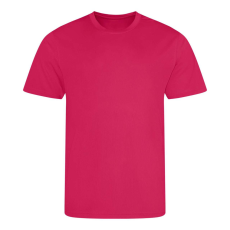 Just Cool JC001 környakas sport férfi póló Just Cool, Hot Pink-XL