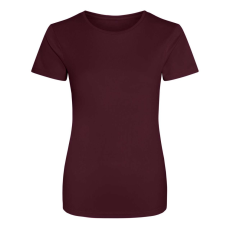 Just Cool JC005 környakas Női sport póló Just Cool, Burgundy-XL