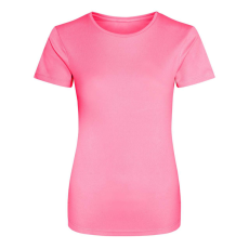 Just Cool JC005 környakas Női sport póló Just Cool, Electric Pink-L