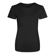 Just Cool JC005 környakas Női sport póló Just Cool, Jet Black-M