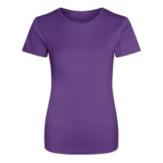 Just Cool JC005 környakas Női sport póló Just Cool, Purple-S