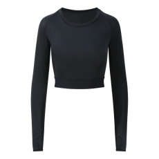 Just Cool JC039 WOMEN'S LONG SLEEVE CROP T L