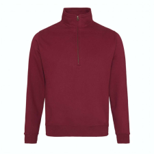 Just Hoods AWJH046 SOPHOMORE 1/4 ZIP SWEAT M munkaruha