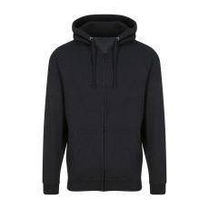 Just Hoods cipzáros kapucnis férfi pulóver AWJH050, Black Smoke-XL